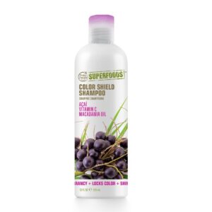 Petal Fresh Superfoods Acai ja makadaamia šampoon värvitud juustele 355ml