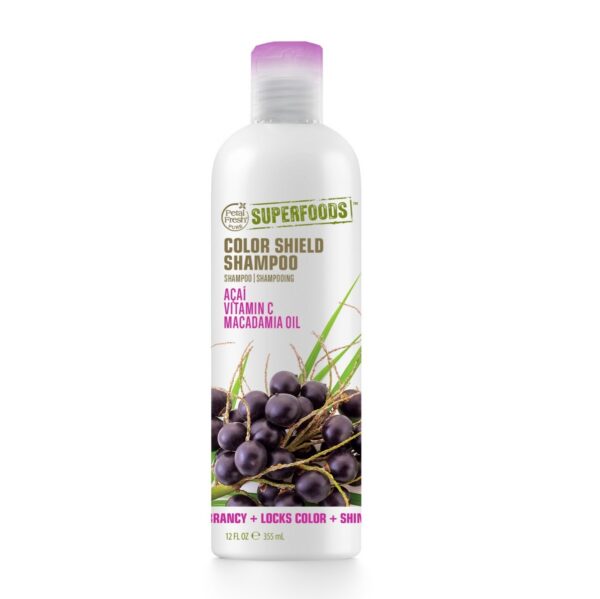 Petal Fresh Superfoods Acai ja makadaamia šampoon värvitud juustele 355ml