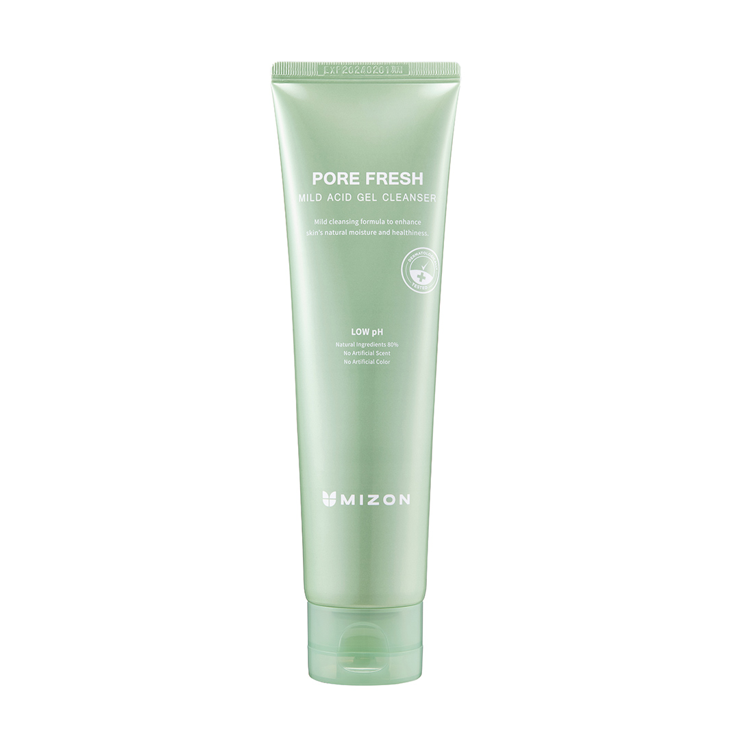 Mizon Pore Fresh Mild Acid Gel Cleanser Õrnatoimeline näopuhastusgeel 200ml