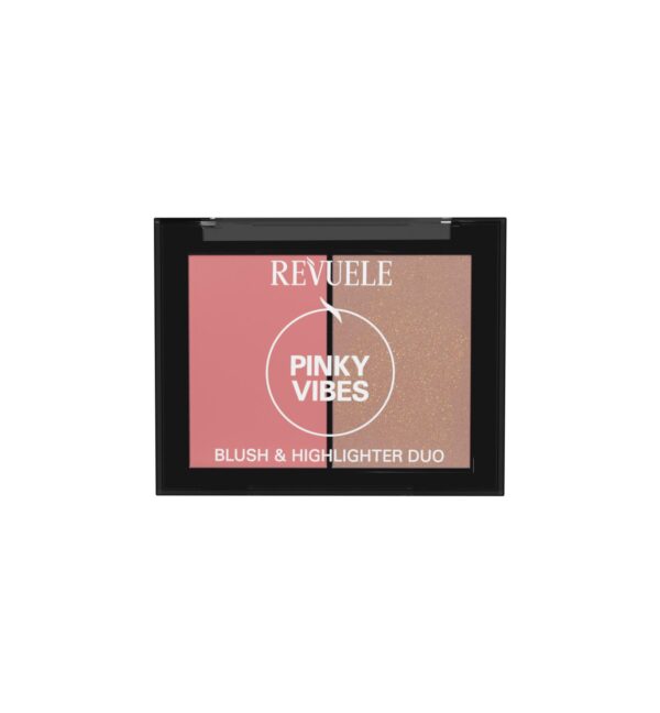 Revuele Pinky Vibes Blush & Highlighter Duo Pinky Vibes