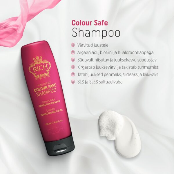 Rich Pure Luxury Colour Safe värvikaitsega šampoon - Image 2