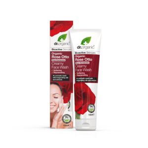 Dr.Organic Roosi pehmendav näopuhastuskreem