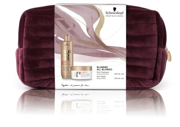 Schwarzkopf Professional BlondMe Rich X-mas Bag Kinkekomplekt Külluslik 2024