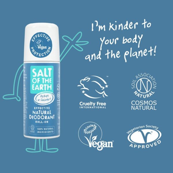Salt of the Earth looduslik roll-on deodorant Ookean & Kookos 75ml - Image 2