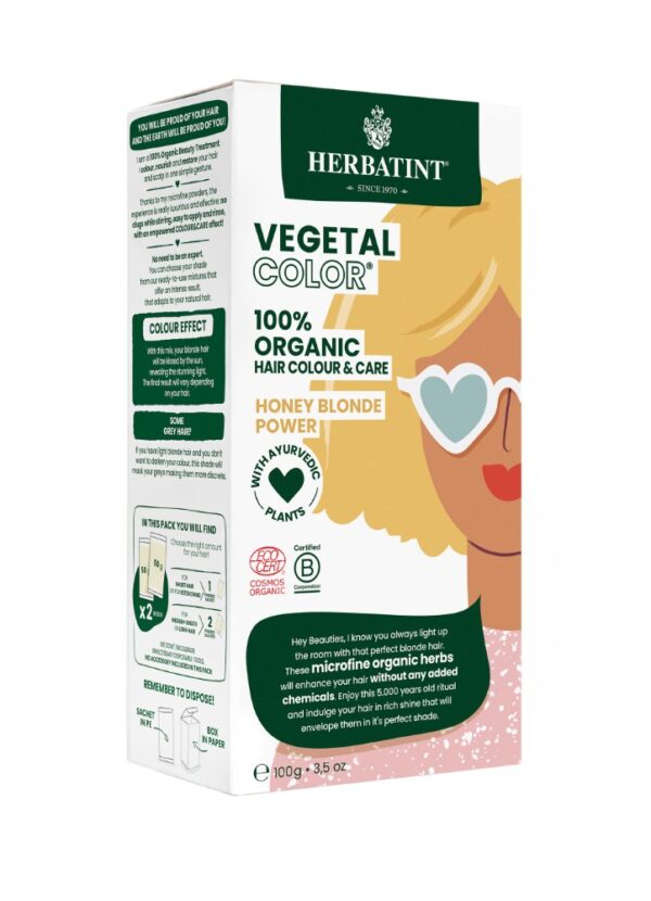 Herbatint Vegetal Juuksevärv Honey Blond Power Meeblond