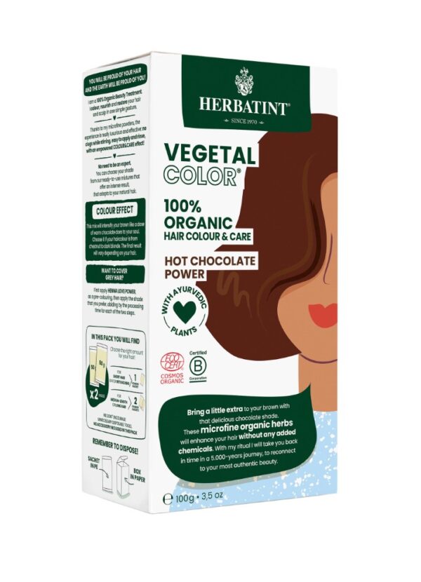 Herbatint Vegetal Juuksevärv Hot Chocolate Power Tumepruun