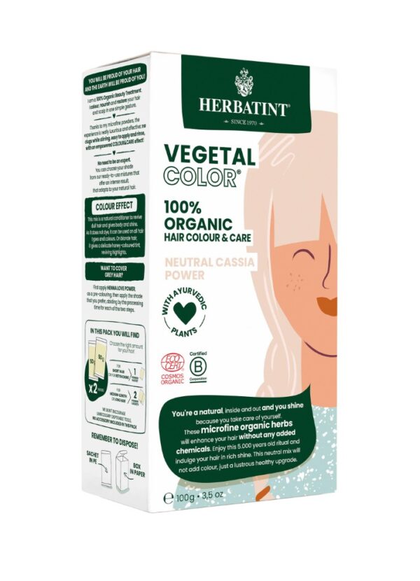 Herbatint Vegetal Juuksevärv Neutral Cassia Power Naturaalne
