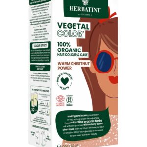 Herbatint Vegetal Juuksevärv Warm Chestnut Power Soe Kastanipruun