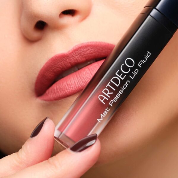 Artdeco Mat Passion Lip Fluid huulevärv 51 burnt rose - Image 6