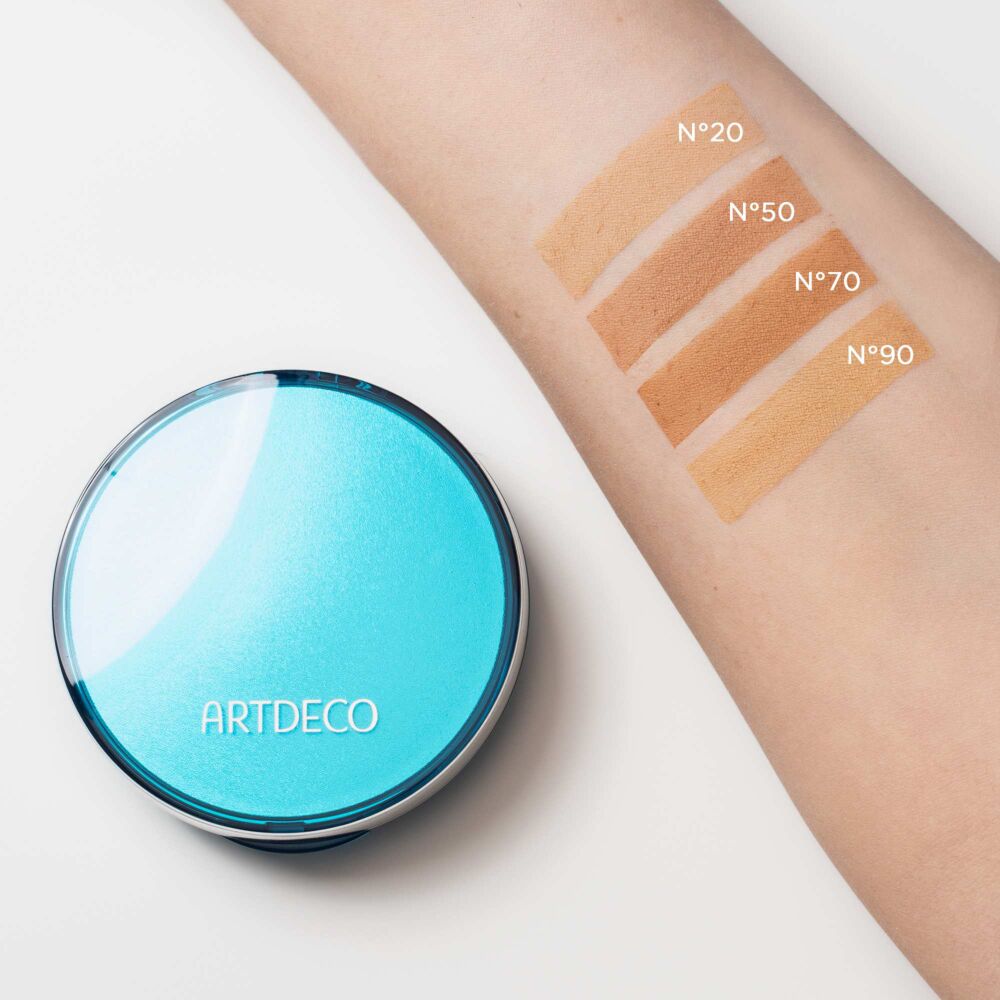 Artdeco Sun Protection Powder Foundation SPF 50 Wet&Dry kompaktpuuder 95 "warm golden beige" - Image 4