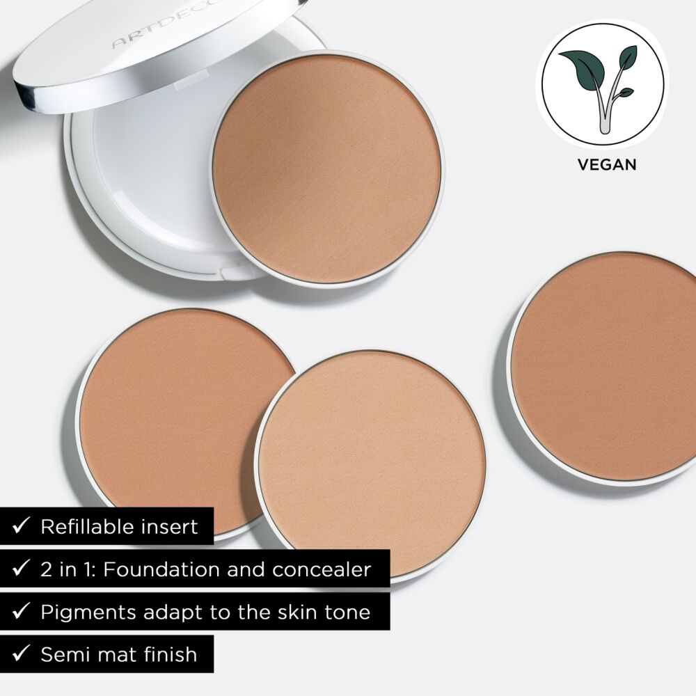 Artdeco All in One Cream kompaktjumestuskreem täide 15 neutral/medium sand - Image 3