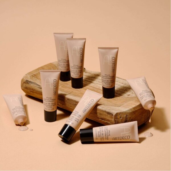 Artdeco Fluid Camouflage Foundation Vedel kamuflaaž jumestuskreem 34W "medium ivory" - Image 4