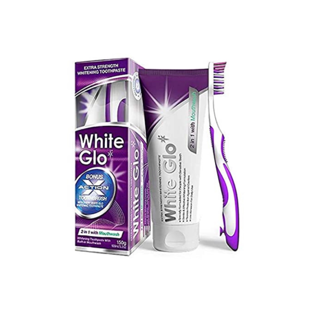 White Glo 2in1 valgendav hambapasta
