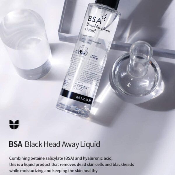 Mizon Skin Renewal Program BSA BlackHead Away Liquid vahend komedoonide eemaldamiseks110g - Image 3