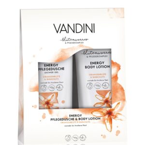 Vandini energia komplekt apelsiniõis-babassuõli