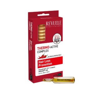 Revuele ampullid juuste väljalangemise vastu punase pipra ekstraktiga 8x5ml