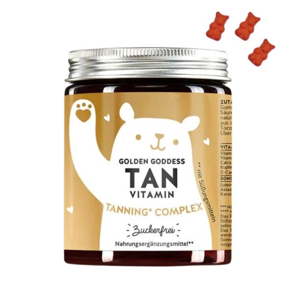 Bears with Benefits Golden Goddess Tan Vitamin vitamiinikarud beetakarotiiniga 60tk