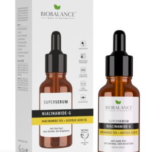 Bio Balance Niacinamide 15% + Glycolic Acid 5% pigmendilaikude- ja vananemisvastane seerum 30ml