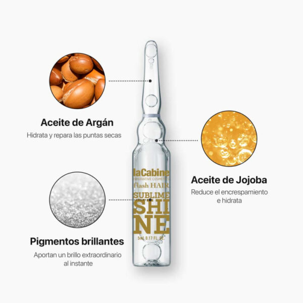 LaCabine Flash Hair Sublime Shine ampullid  7x4ml - Image 2