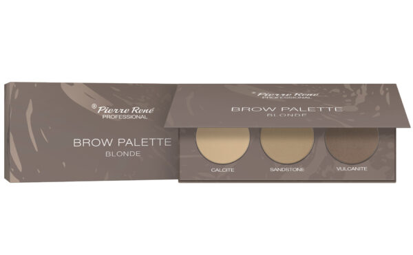 Pierre Rene Brow Palette kulmuvärvide palett 01 "blonde" - Image 2