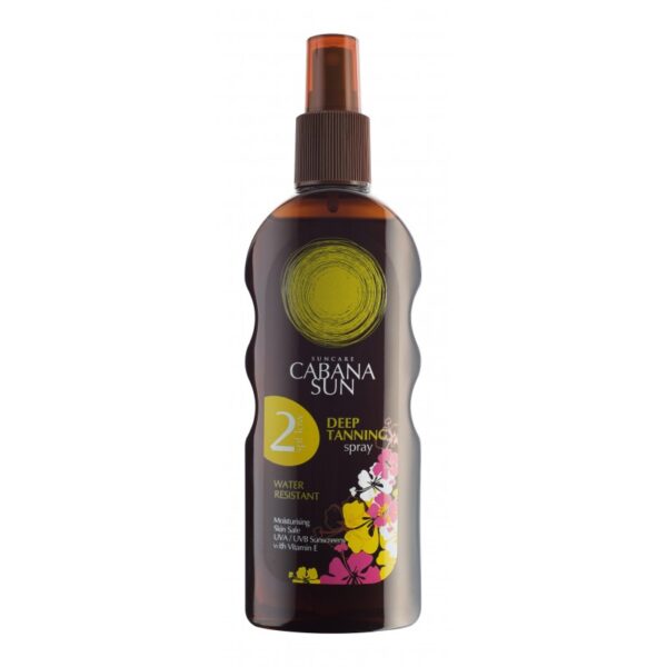 Cabana Sun Päevitust kiirendav õli sprei SPF2