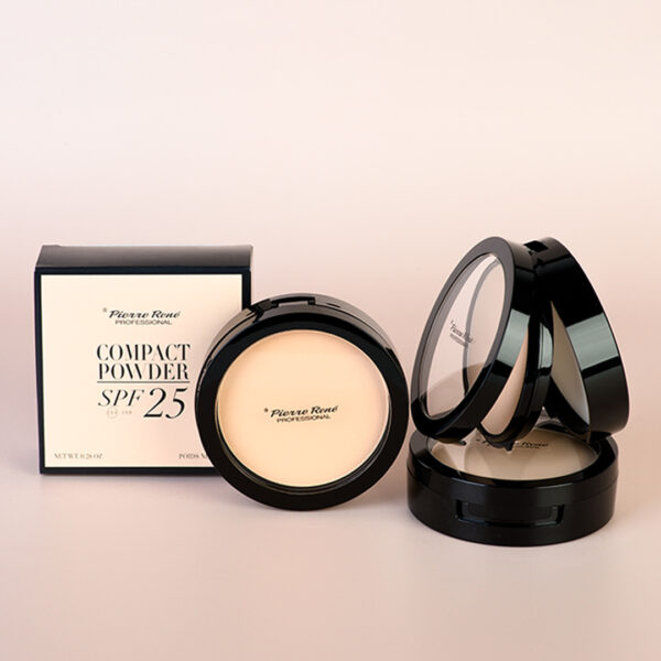 Pierre Rene Compact Powder SPF 25 kompaktpuuder 02 "basic" - Image 4