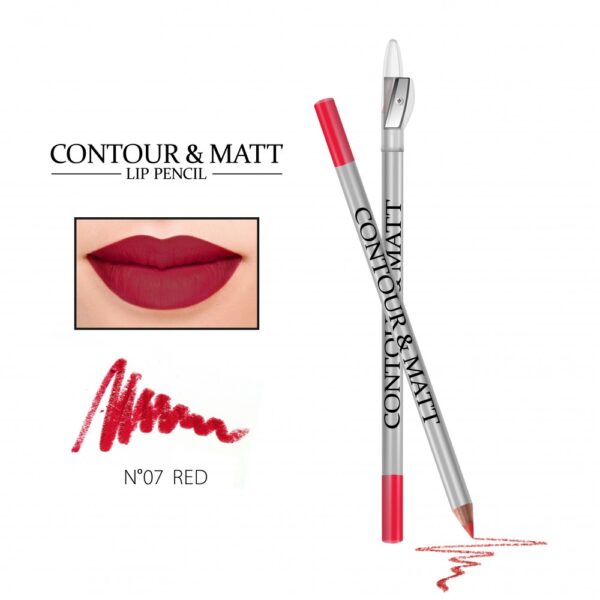 Revers Contour&Matt huulepliiats 07 "red"