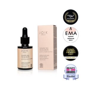 Joik Organic Sunless Tan Isepruunistuvad tilgad näole 30 ml