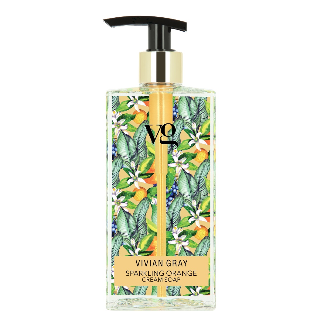 Vivian Gray Sparkling Orange Vedelseep Sädelev apelsin 350ml