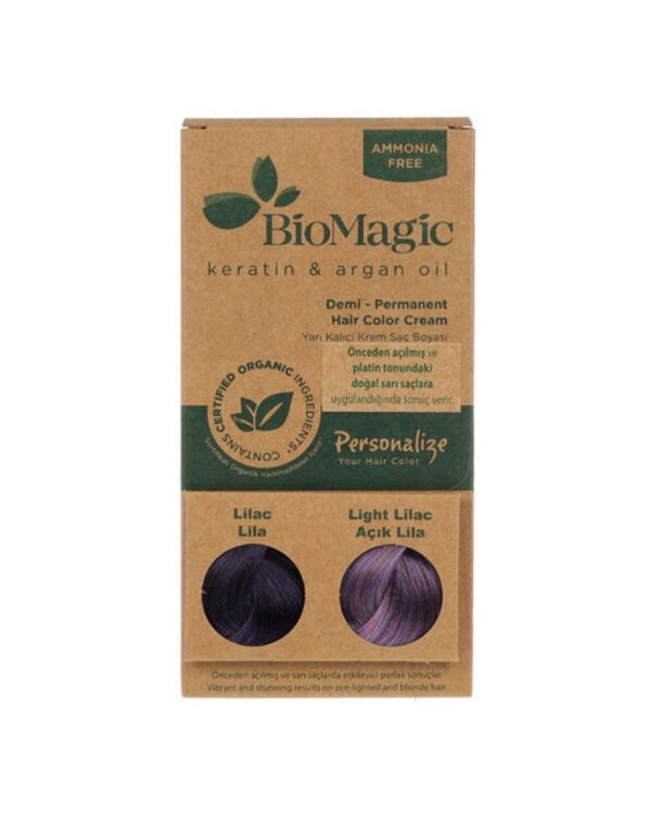 Biomagic Hair Color Cream kreemjas juuksevärv Lilac 60 ml