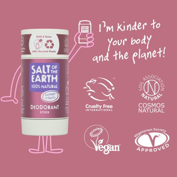 Salt of the Earth lavendli- ja vanillilõhnaline pulkdeodorant - Image 2