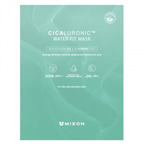 Mizon Cicaluronic Water Fit Mask näomask aasia vesinaba ja hüaluroonhappega 24g
