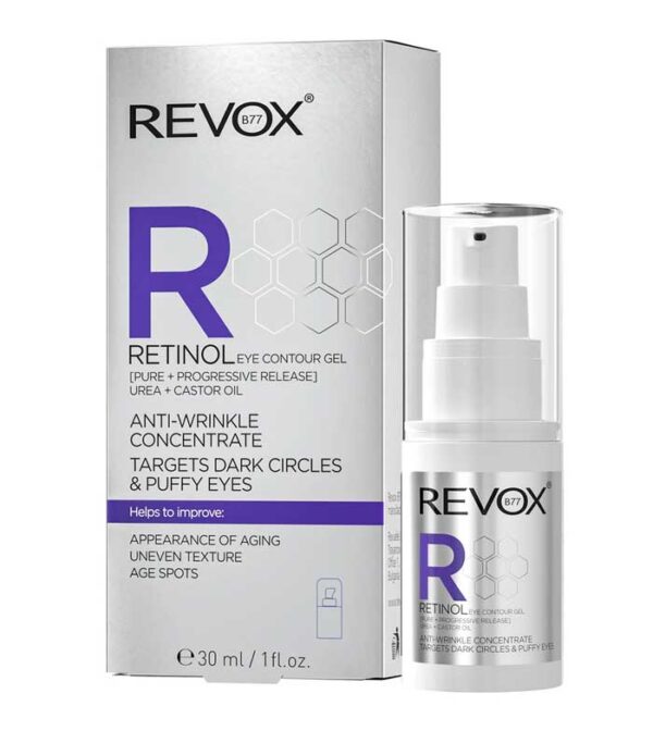 Revox vananemisvastane silmageel retinooliga
