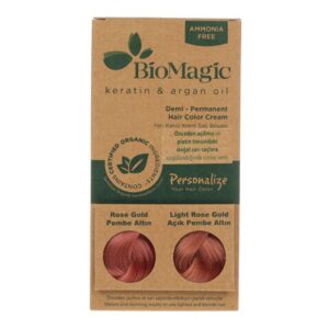Biomagic Hair Color Cream kreemjas juuksevärv Rose Gold 60 ml