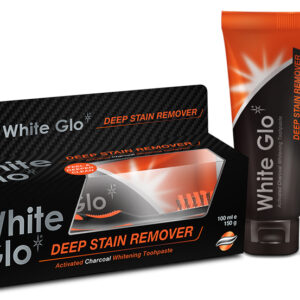 White Glo Charcoal Deep Stain Remover-aktiivsöega hambapasta