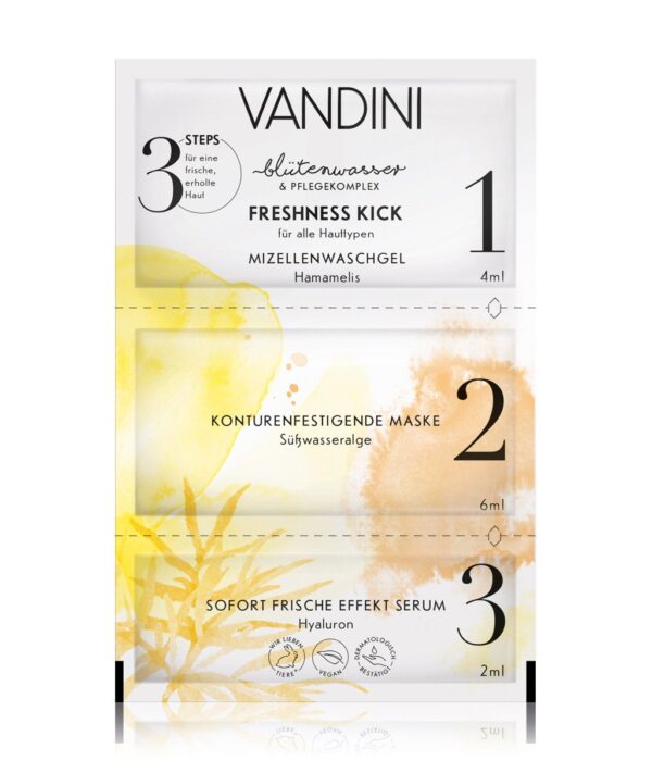 Vandini 3-astmeline värskendav näohooldus kõikidele nahatüüpidele
