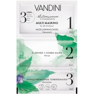 Vandini 3-astmeline multi mask näohooldus kõikidele nahatüüpidele
