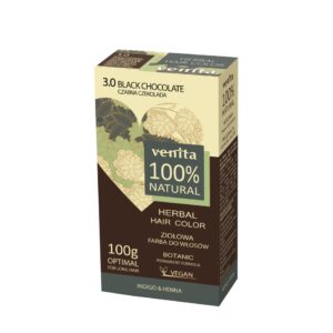 Venita 100% Natural Herbal henna pulber 3.0 "black chocolate"