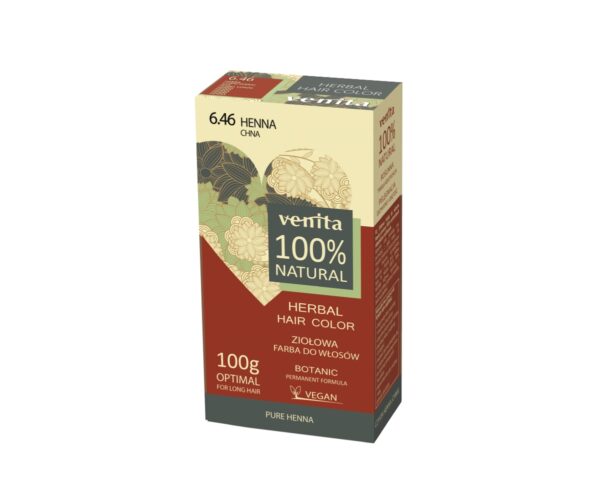 Venita 100% Natural Herbal henna pulber 6.46 "henna"