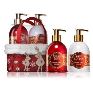 Vivian Gray komplekt Jõul punane kreemseep ja kätekreem