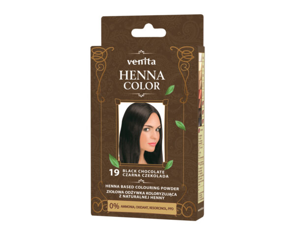 Venita Henna pulber 19 black chocolate