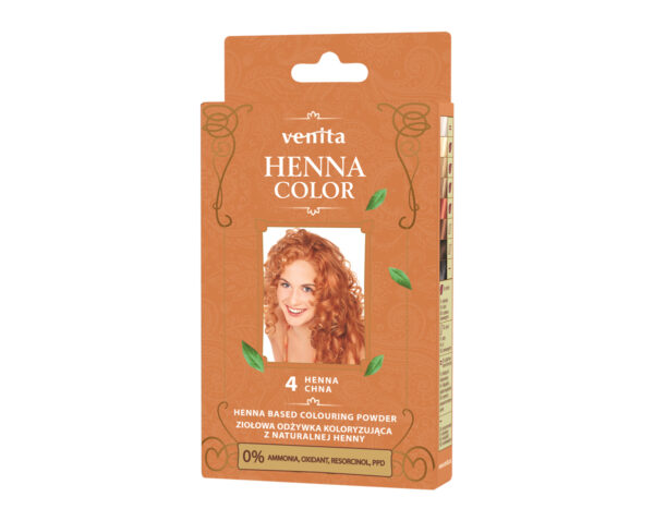 Venita Henna pulber 4 Henna (chna)