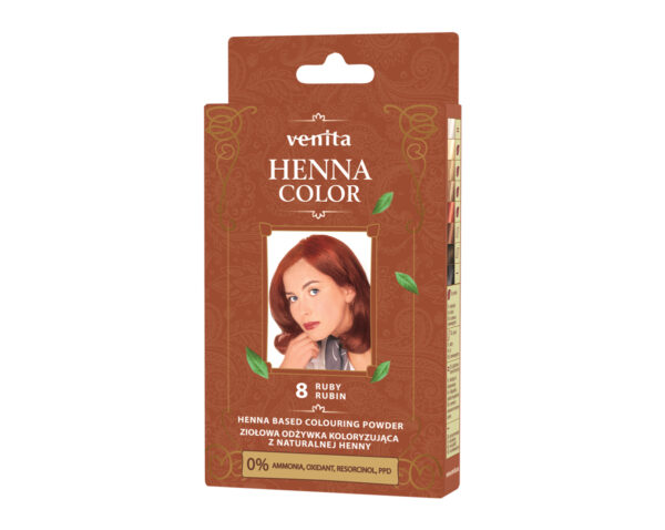 Venita Henna pulber 8 ruby