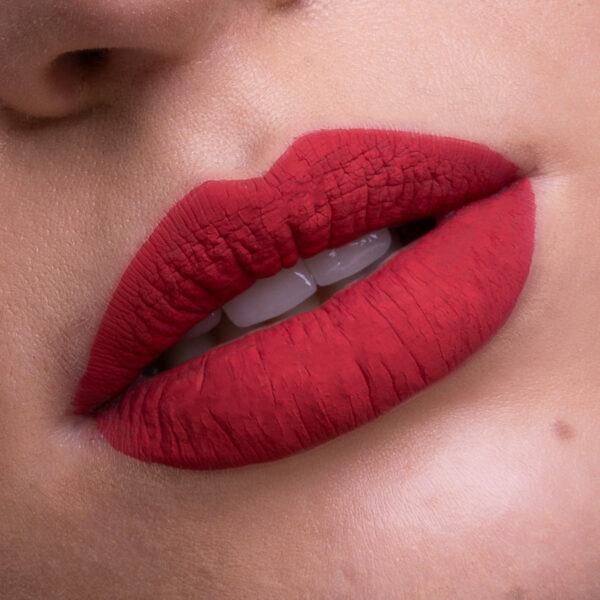 Pierre Rene Cover Matte vedel huulevärv 01 true red - Image 3