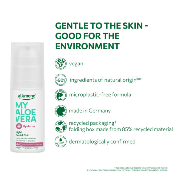 Alkmene My Aloe Vera Niisutav näoemulsioon aaloega 50ml - Image 4
