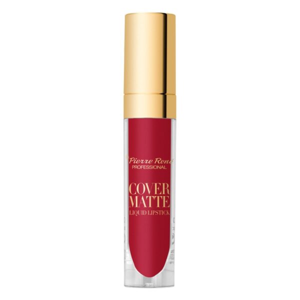 Pierre Rene Cover Matte vedel huulevärv 01 true red
