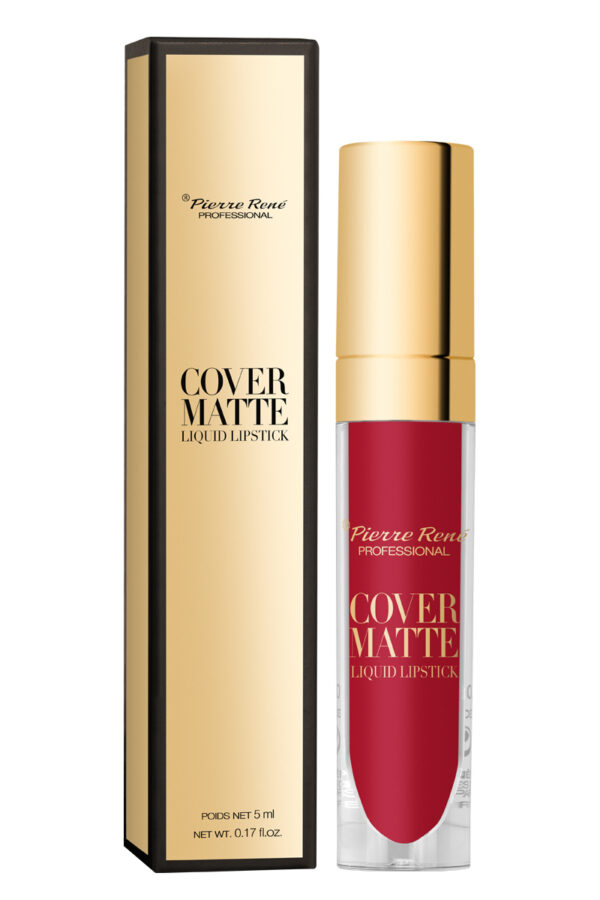 Pierre Rene Cover Matte vedel huulevärv 01 true red - Image 2