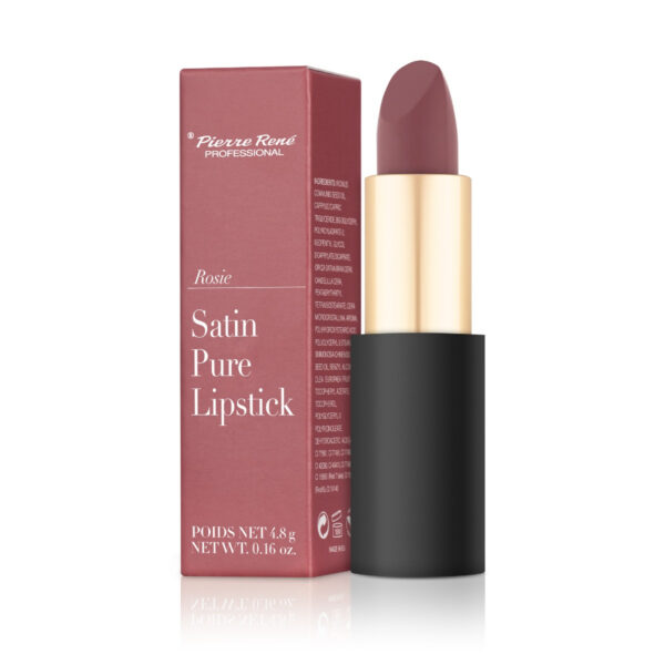 Pierre Rene Satin Pure huulepulk 04 rosie - Image 2