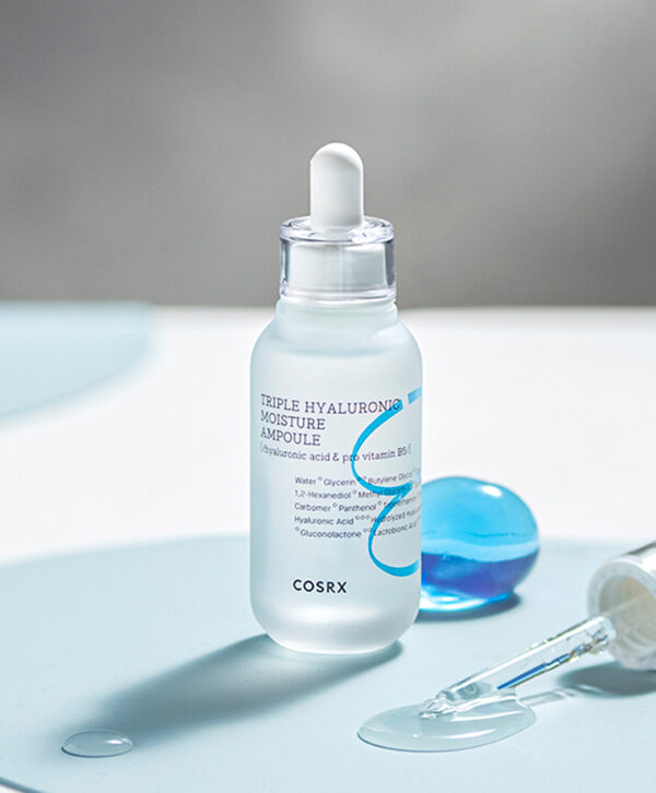 Cosrx Hydrium Triple Hyaluronic Moisture Ampoule niisutav seerum hüaluroonhappega 40ml - Image 2