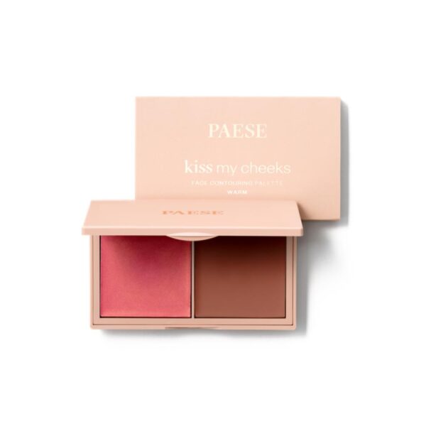 Paese Kiss My Cheeks Face Contouring Palette näopalett 15g warm - Image 2